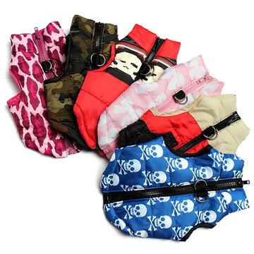 Warm Jacket for Dogs Clothes Windproof Winter Pet Coat Padding Kitty Puppy Outfit Vest