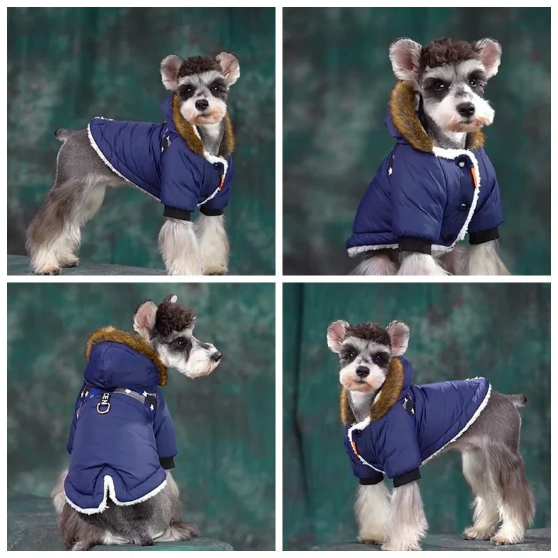 Pet Dog Clothes Winter Warm Waterproof Jacket For Small Dogs Pets Puppy Costume French Bulldog Outfit Coat Chihuahua Clothing